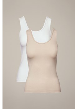 Zestaw 2 Topów Damskich z Bawełną Cynthia ze sklepu Lancerto S.A. w kategorii Bluzki damskie - zdjęcie 187346561