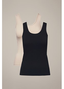 Zestaw 2 Topów Damskich z Bawełną Cynthia ze sklepu Lancerto S.A. w kategorii Bluzki damskie - zdjęcie 187346563