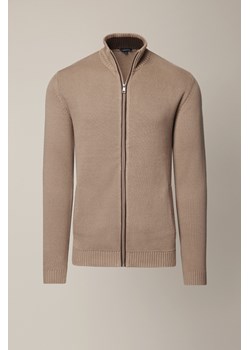 Sweter Beżowy Bawełniany Algar ze sklepu Lancerto S.A. w kategorii Swetry męskie - zdjęcie 187346564