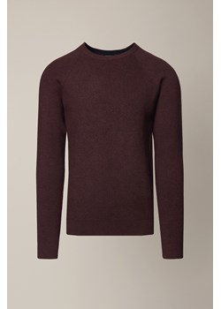 Sweter Bordowy z Wiskozą Baldir ze sklepu Lancerto S.A. w kategorii Swetry męskie - zdjęcie 187346580