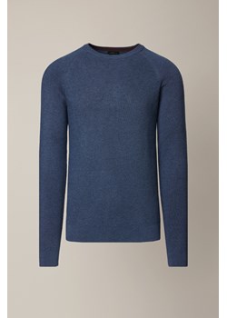 Sweter Granatowy z Wiskozą Baldir ze sklepu Lancerto S.A. w kategorii Swetry męskie - zdjęcie 187346581