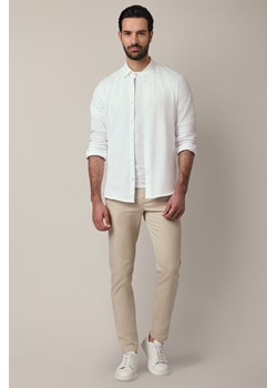 Spodnie Jasnobeżowe 2 Chino z Bawełną Maroko ze sklepu Lancerto S.A. w kategorii Spodnie męskie - zdjęcie 187346594