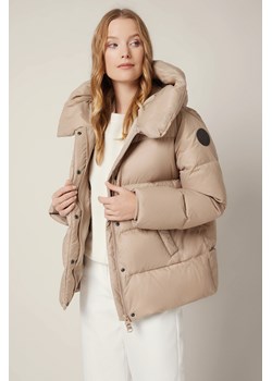 Kurtka Puchowa Jasnobeżowa Flyn ze sklepu Lancerto S.A. w kategorii Kurtki i płaszcze damskie - zdjęcie 187346621