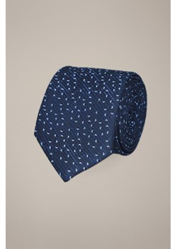 Krawat Granatowy Wzór Geometryczny ze sklepu Lancerto S.A. w kategorii Krawaty - zdjęcie 187346650