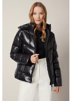 Kurtka Puchowa Czarna Makarora ze sklepu Lancerto S.A. w kategorii Kurtki i płaszcze damskie - zdjęcie 187346681