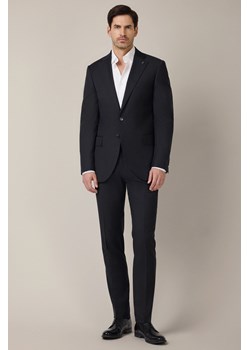 Garnitur z Wełną Czarny Formal ze sklepu Lancerto S.A. w kategorii Garnitury męskie - zdjęcie 187346694