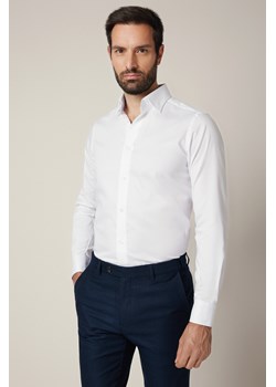 Koszula Biała Bawełniana Nicoletta Slim ze sklepu Lancerto S.A. w kategorii Koszule męskie - zdjęcie 187346710