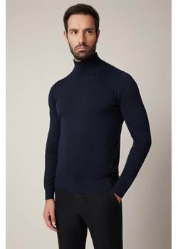 Golf Męski Ciemnogranatowy Bawełniany Sindre ze sklepu Lancerto S.A. w kategorii Swetry męskie - zdjęcie 187346732