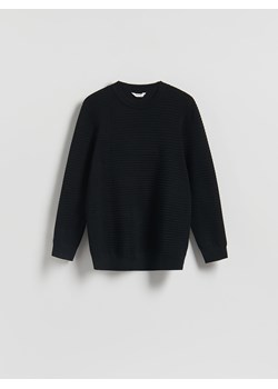Reserved - Sweter z wiskozą - czarny ze sklepu Reserved w kategorii Swetry męskie - zdjęcie 187347094