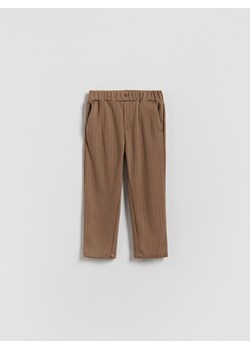 Reserved - Bawełniane spodnie - brązowy ze sklepu Reserved w kategorii Spodnie chłopięce - zdjęcie 187347104