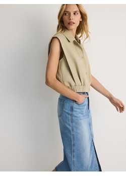 Reserved - Jeansowa spódnica midi - niebieski ze sklepu Reserved w kategorii Spódnice - zdjęcie 187347610