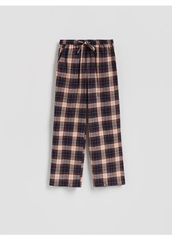 Reserved - Piżamowe spodnie w kratę - granatowy ze sklepu Reserved w kategorii Piżamy damskie - zdjęcie 187347734