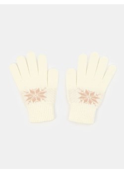 Sinsay - Rękawiczki - kremowy ze sklepu Sinsay w kategorii Rękawiczki damskie - zdjęcie 187348314