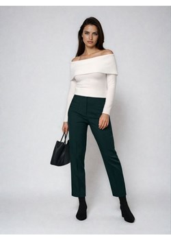 Sinsay - Spodnie cygaretki - zielony ze sklepu Sinsay w kategorii Spodnie damskie - zdjęcie 187348382