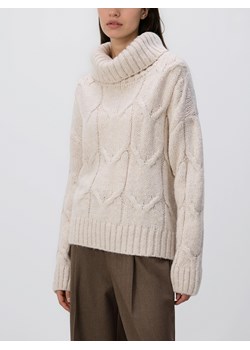 Reserved - Golf z domieszką wełny - kremowy ze sklepu Reserved w kategorii Swetry damskie - zdjęcie 187349393
