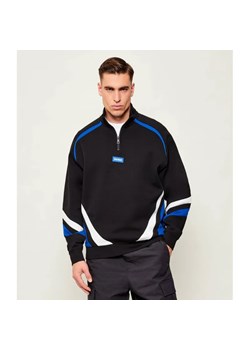 Hugo Blue Bluza Naloneck | Relaxed fit ze sklepu Gomez Fashion Store w kategorii Bluzy męskie - zdjęcie 187349752