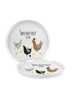 ppd Talerz deserowy &quot;Breakfast Club&quot; w kolorze białym - Ø 21 cm ze sklepu Limango Polska w kategorii Naczynia - zdjęcie 187350862