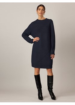 APART Sukienka dzianinowa w kolorze granatowym ze sklepu Limango Polska w kategorii Sukienki - zdjęcie 187351103