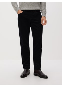 Reserved - Bawełniane spodnie slim fit - czarny ze sklepu Reserved w kategorii Spodnie męskie - zdjęcie 187351632