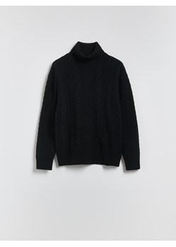 Reserved - Sweter z wełną - czarny ze sklepu Reserved w kategorii Swetry męskie - zdjęcie 187351654