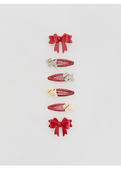 Reserved - Spinki do włosów 6 pack - czerwony ze sklepu Reserved w kategorii Ozdoby do włosów dziewczęce - zdjęcie 187351713