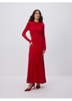 Reserved - Wełniana sukienka - czerwony ze sklepu Reserved w kategorii Sukienki - zdjęcie 187351781