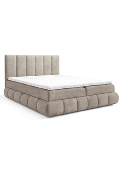 Szare nowoczesne łóżko pikowane 5 rozmiarów P3-D65 ze sklepu Edinos.pl w kategorii Łóżka i materace - zdjęcie 187352152
