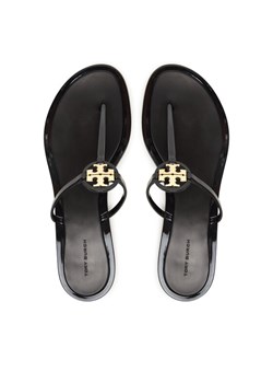 Japonki Tory Burch Mini Miller Jelly 166808 Czarny ze sklepu eobuwie.pl w kategorii Klapki damskie - zdjęcie 187352223