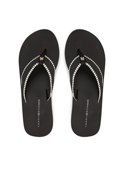 Japonki Tommy Hilfiger FW0FW08738 Czarny ze sklepu eobuwie.pl w kategorii Klapki damskie - zdjęcie 187352234