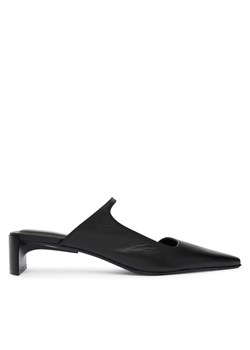 Klapki Calvin Klein Set Back Heel Pump Lth HW0HW02801 Czarny ze sklepu eobuwie.pl w kategorii Klapki damskie - zdjęcie 187352314