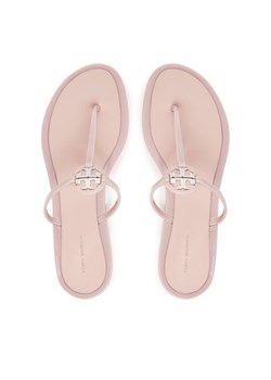 Japonki Tory Burch Mini Miller Jelly 166808 Różowy ze sklepu eobuwie.pl w kategorii Klapki damskie - zdjęcie 187352320