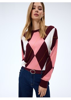 Mohito - Sweter z domieszką wełny - bordowy ze sklepu Mohito w kategorii Swetry damskie - zdjęcie 187353094