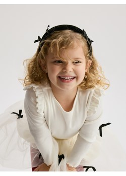 Reserved - Bluzka z falbanami - złamana biel ze sklepu Reserved w kategorii Bluzki dziewczęce - zdjęcie 187353430