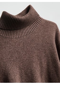Reserved - Sweter z wełną z jaka - brązowy ze sklepu Reserved w kategorii Swetry męskie - zdjęcie 187353493
