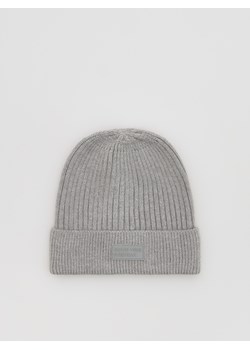 Reserved - Czapka z wiskozą - jasnoszary ze sklepu Reserved w kategorii Czapki dziecięce - zdjęcie 187353630