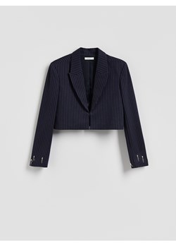 Reserved - Krótka marynarka z aplikacjami - granatowy ze sklepu Reserved w kategorii Kurtki damskie - zdjęcie 187353672