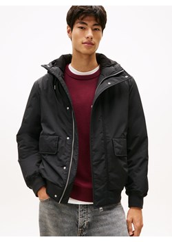 Tommy Jeans Bluza męska Mężczyźni czarny jednolity ze sklepu vangraaf w kategorii Bluzy męskie - zdjęcie 187354991