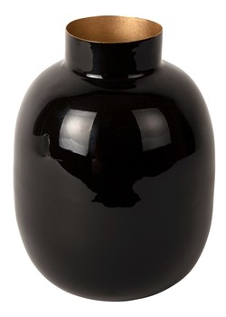 Present Time Wazon &quot;Mila&quot; w kolorze czarnym - wys. 19,5 x Ø 6,5 cm ze sklepu Limango Polska w kategorii Wazony - zdjęcie 187355233