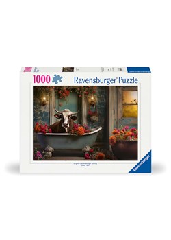 Ravensburger 1.000-częściowe puzzle &quot;The cow in the bathtub&quot; - 14+ ze sklepu Limango Polska w kategorii Puzzle - zdjęcie 187355351