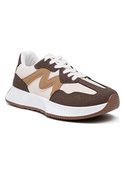 Foreverfolie Sneakersy w kolorze brązowo-jasnobrązowo-kremowym ze sklepu Limango Polska w kategorii Buty sportowe damskie - zdjęcie 187355440