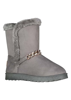 Geographical Norway Botki zimowe "Oseille" w kolorze szarym ze sklepu Limango Polska w kategorii Śniegowce damskie - zdjęcie 187355452