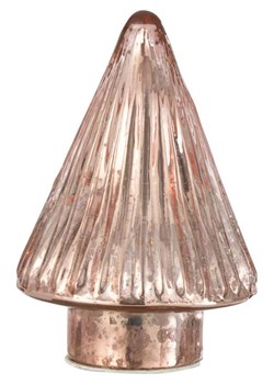 J Line Dekoracja LED &quot;Christmas tree&quot; w kolorze jasnoróżowym - wys. 12,5 x Ø 9 cm ze sklepu Limango Polska w kategorii Dekoracje - zdjęcie 187355764