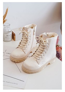 Rock &amp; Joy Botki zimowe w kolorze beżowym ze sklepu Limango Polska w kategorii Buty zimowe dziecięce - zdjęcie 187356141