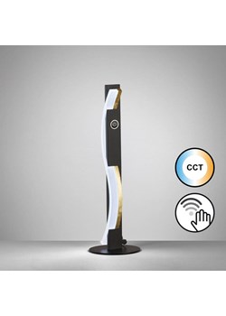 FISCHER &amp; HONSEL Lampa stołowa LED &quot;Bridge&quot; w kolorze czarnym - wys. 42 x Ø 13 cm ze sklepu Limango Polska w kategorii Oświetlenie - zdjęcie 187356214