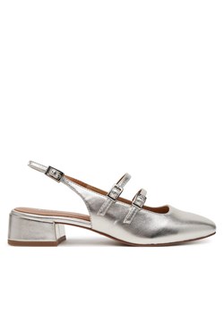 Czółenka Tamaris 1-29510-44 Srebrny ze sklepu eobuwie.pl w kategorii Sandały damskie - zdjęcie 187356222