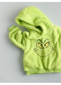Reserved - Świąteczna bluza Grinch - zielony ze sklepu Reserved w kategorii Bluzy chłopięce - zdjęcie 187356511
