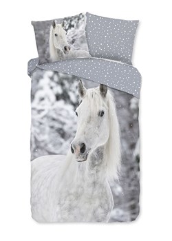 Good Morning Komplet pościeli flanelowej &quot;Bonnie&quot; w kolorze szaro-białym ze sklepu Limango Polska w kategorii Pościel dziecięca - zdjęcie 187356853