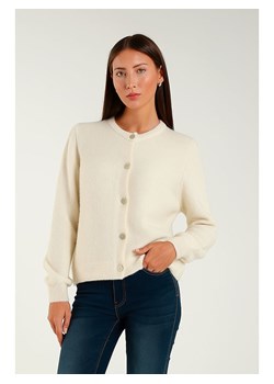 Tamba Kardigan w kolorze kremowym ze sklepu Limango Polska w kategorii Swetry damskie - zdjęcie 187357024
