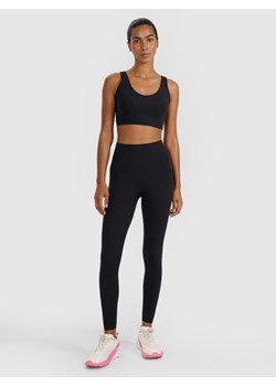 Damskie legginsy treningowe 4F 4FWMM00TFTIF415 - czarne ze sklepu Sportstylestory.com w kategorii Spodnie damskie - zdjęcie 187358672