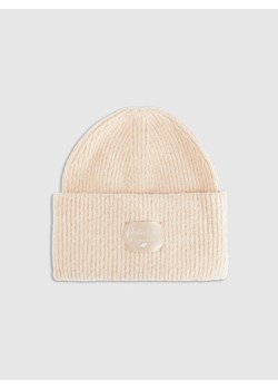 Dziewczęca czapka zimowa 4F 4FJRAW25ACAPF0811 - beżowa ze sklepu Sportstylestory.com w kategorii Czapki dziecięce - zdjęcie 187358812